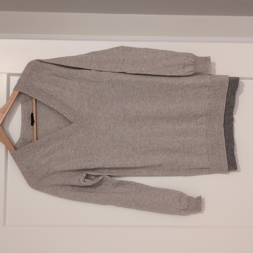 Theory cashmere tunic sweater, Sz S, Grey